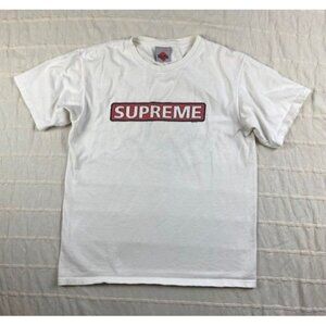 Vintage Powell Peralta Supreme T Shirt Men's Size Medium White Skateboard Tee